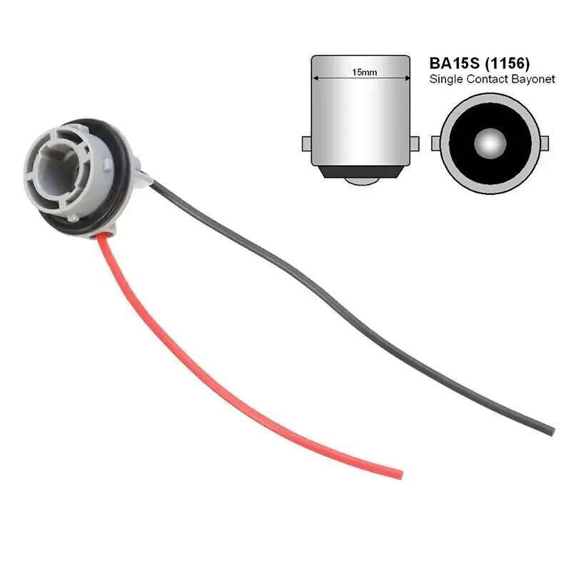 10Pcs 1156 382 BA15S Lamp Holder P21W Adapter Car Light Base Auto Led Lights Bulb Socket Connector