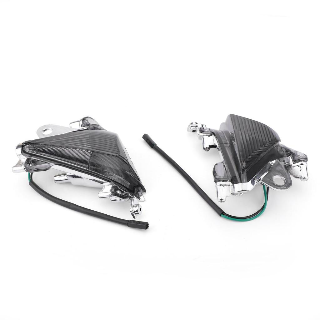 Front Turn Signals Lens For Kawasaki ZX10R 2004-2005 Smoke