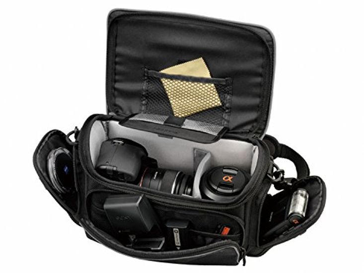 Sony Video Camera Case Soft Carrying Case Black 6.9L LCS-U30/B