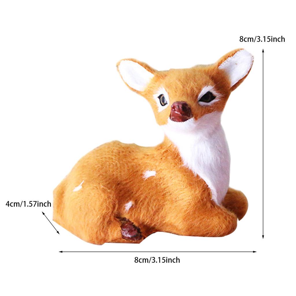 Deer Ornament Practical Creative Home Decoration for Car Bedroom Desktop
