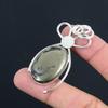 925 Silver Oval Pyrite Gemstone Engagement Birthday Trendy Anniversary Pendant