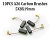 10 Pcs Motor Carbon Brushes For Electric Motor Tool Repair