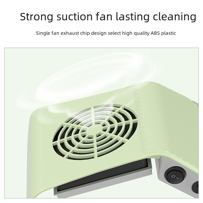 Japanese Nail Shop Silent Nail Dust Collector - New, Powerful, and Efficient Vacuum Cleaner for Nail Removal.
