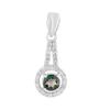 Silver Pendant with Mystic Topaz 1.26ct (2118763)