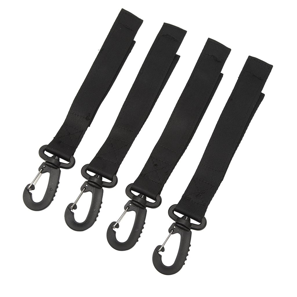 4 Pcs Boat Paddle Clip Adjustable Kayak Oar Snap Clip Corrosion Resistance Nylon Canoe Paddle Holder