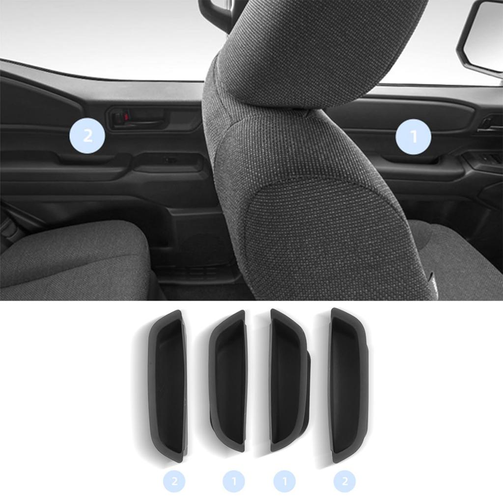 Fucaten Car Cup Holder Compatible with Toyota Land Cruiser 250 Series 2024 Console Tray Drink Holder Cover Storage TPE Material Handle (March ~) (Door