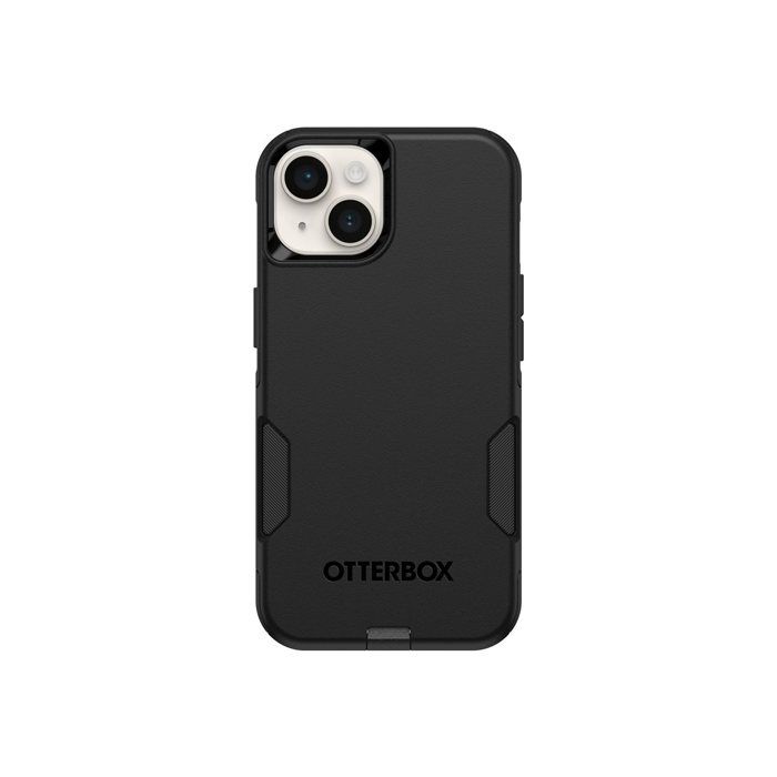 Coque pour smartphone - otterbox - commuter - antichoc - compatible iphone 16e, 15, 14, 13 - noir