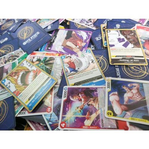 Ultima Supply 50+ Official One Piece Card Game Lot with Foils