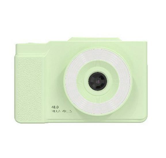 

Lemon Green Entry-Level HD Digital Travel Camera with Flip Screen - Portable and Cute for Students