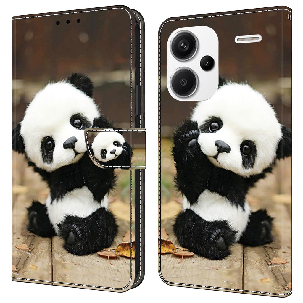 For Xiaomi Redmi Note 13 Pro+ 5G Leather Phone Case Pattern Printed Wallet Cover