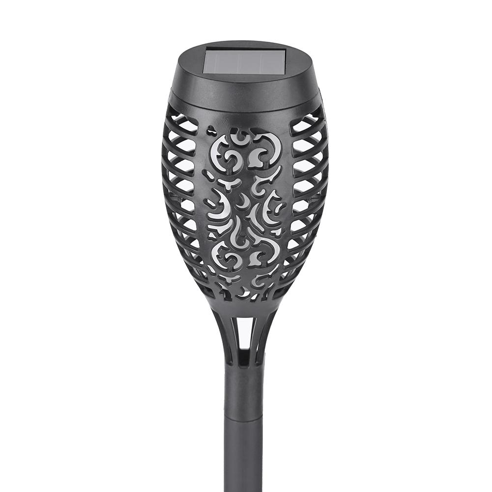 12LED Flame Torch Light Solar Charged Night Light Beautify Lawn Pathway Tools