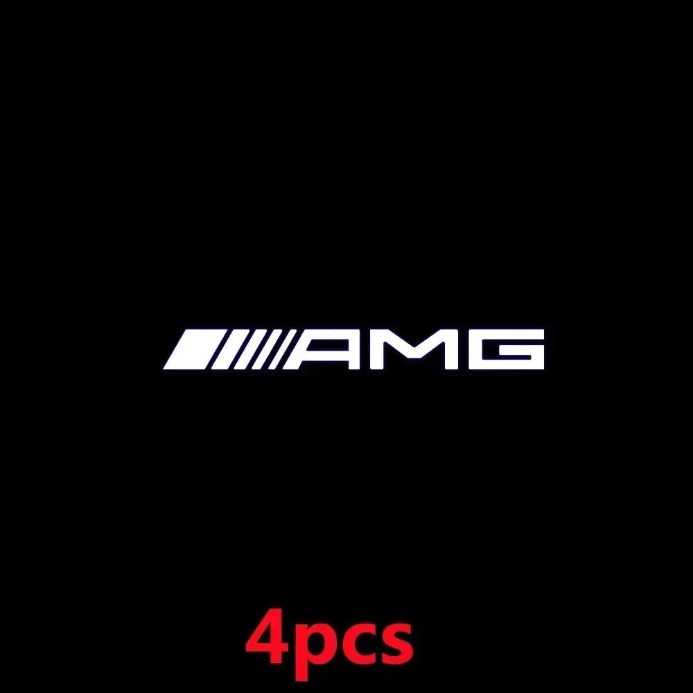 DJR5 New For Mercedes Benz 4Pcs Car Door Courtesy Light HD Welcome Lamp For Mercedes Benz Coupe C180 C63 W204 W205 X164 GLC W205 GLE