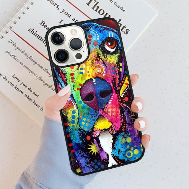 

Basset Hound Dog phone Case Cover For iPhone 17 Air 16 15 14 Plus apple 16 11 12 13 Pro Max coque iPhone 13