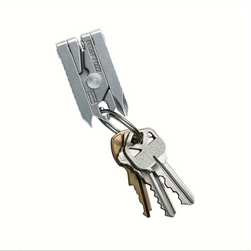 EDC 6-in-1 Tragbare Faltbare Mini-Zange, Multifunktionales Outdoor-Survival-Klemmenwerkzeug, Campingausrüstung, Taschenausrüstung-Kit-Zugriff