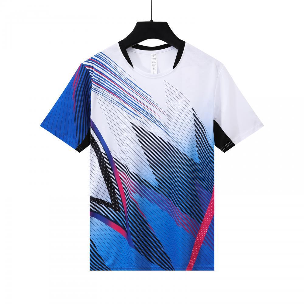 Lightweight Moisture-Wicking Breathable Short-Sleeve T-Shirt for Ping Pong, Badminton, Tennis, Volleyball - Free Shipping, In Stock