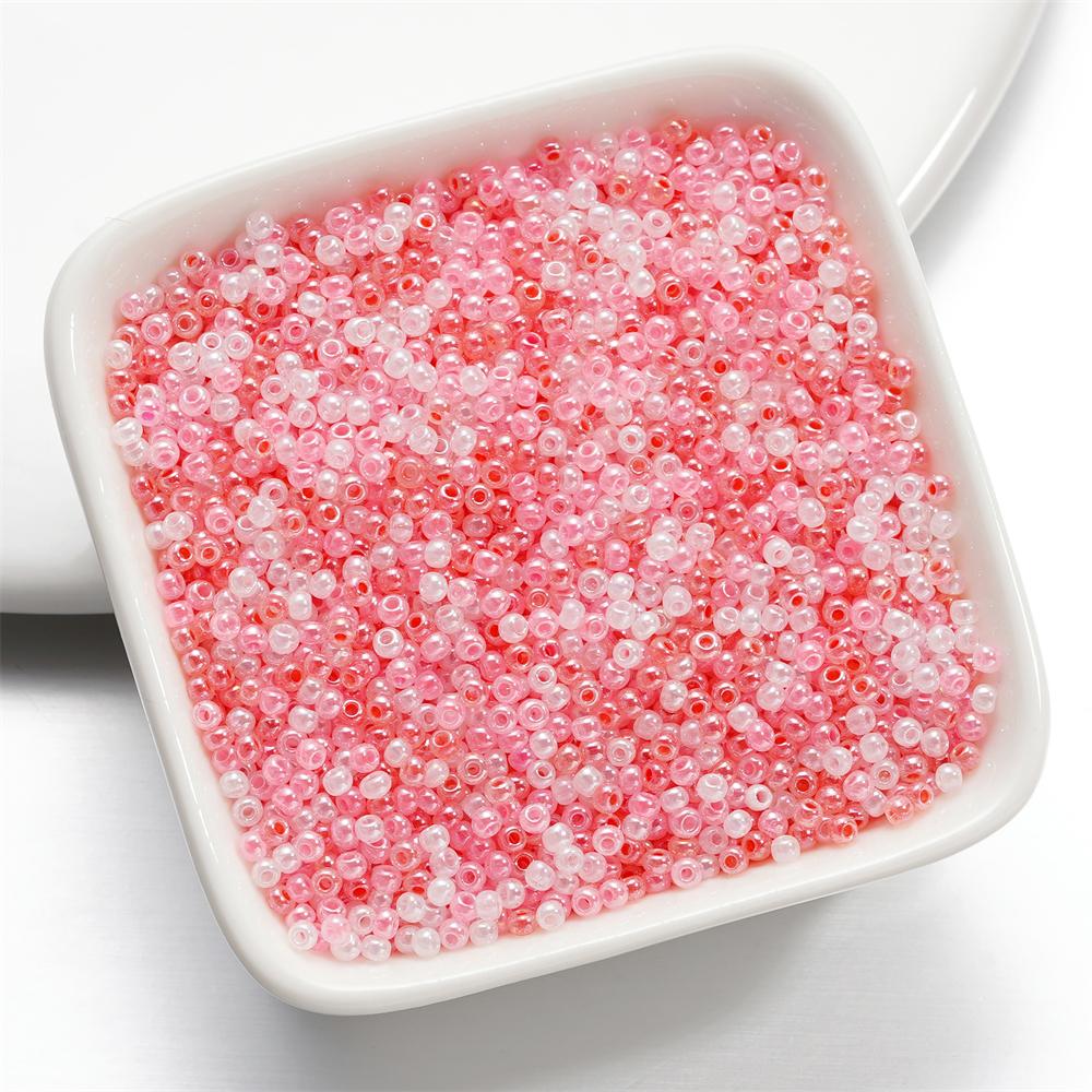 10g/Lot 2mm Mixed Color Glass Seed Beads Round Spacer Bead For DIY Earrings Bracelet Necklace Jewelry Making Accessories