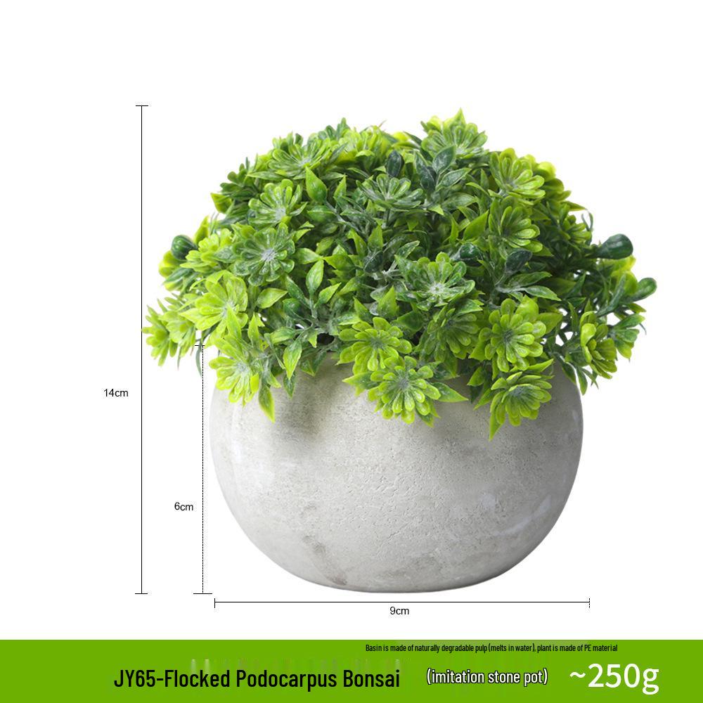 Artificial Baby's Breath Potted Flower for Wedding and Bedside Decor