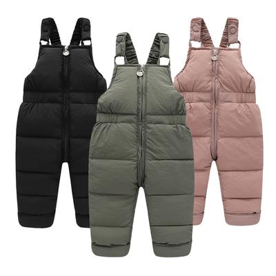 Winter Children Warm Overalls Autumn Girls Boys Thick Pants Baby Girl Jumpsuit For Years High Quality Kids Ski Down Overalls