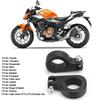 38mm 1.5in   Foot Rest Footpeg Mounting P Clamp Motorcycle Accessory Fit for  (Black )