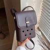 DIY EVA Mobile Phone Bag Hole Shoulder Bag Fashion Crossbody Bag  Men