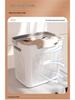 Large Portable Laundry Basket - Breathable, Plastic Storage Bin for Dirty Clothes In Bathroom or Dormitory