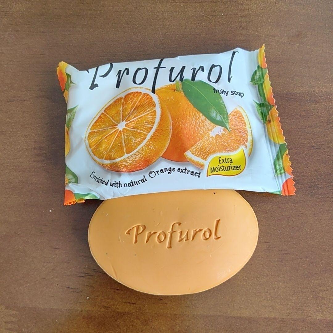 

75 г экспортное домашнее мыло для ванны и мытья рук с фруктовым ароматом Orange Flavor - 1 Orange