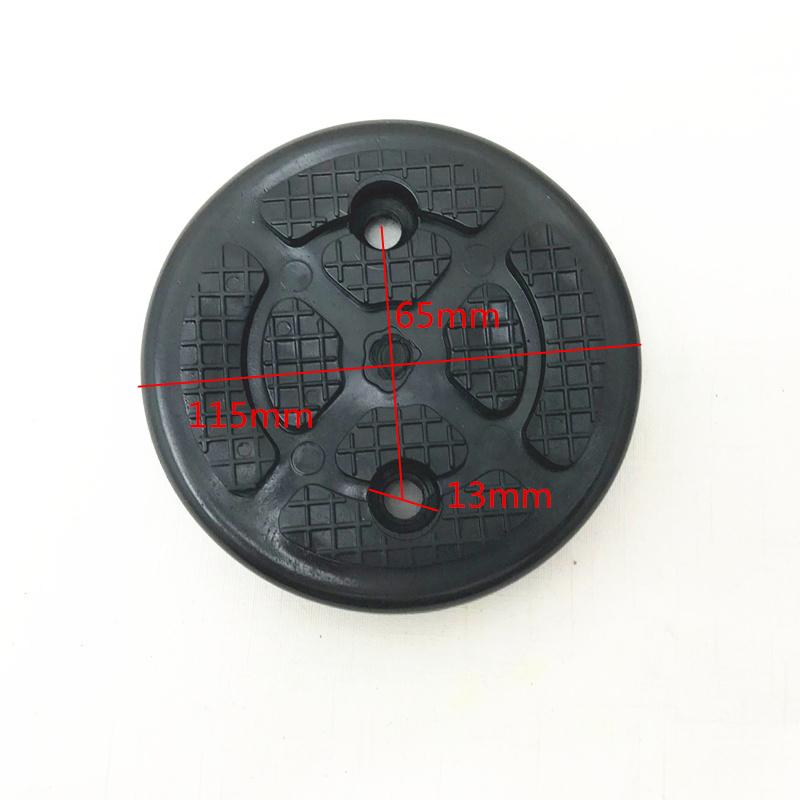 4 Pcs Black Round 115Mm*20Mm Round Rubber Arm Pads For Car Suv Lift Accessories
