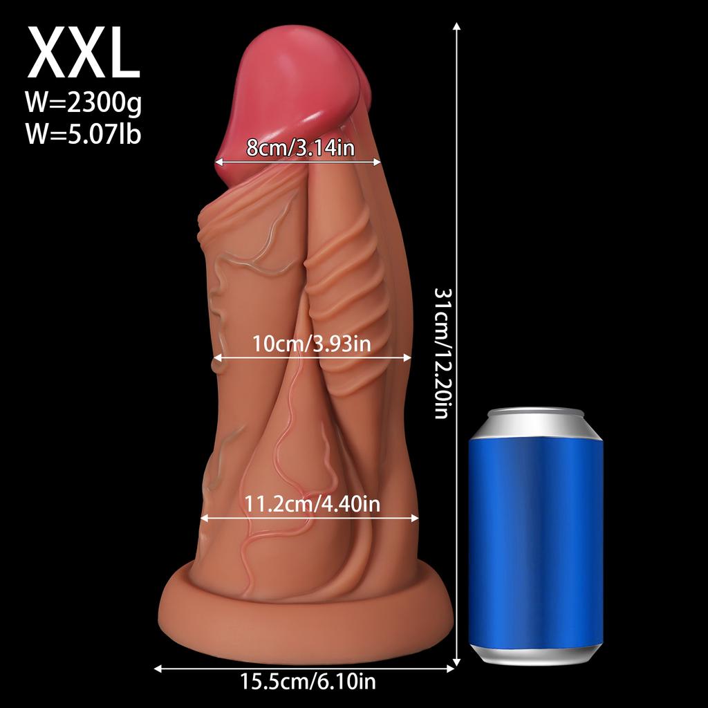Silikonowy Dildo Masturbator Rozszerzacz Korek do Tyłka Seks Zabawka Ogromny Fisting BDSM Femdom Pasek na Członka Duży Penis