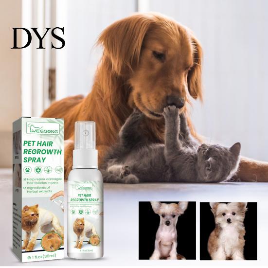 Pet Supplies 30ml Hair Care Spray Anti-shedding Anti-Clumping Growth Fur Repair Damaged Follicles Dog Cat for Puppy