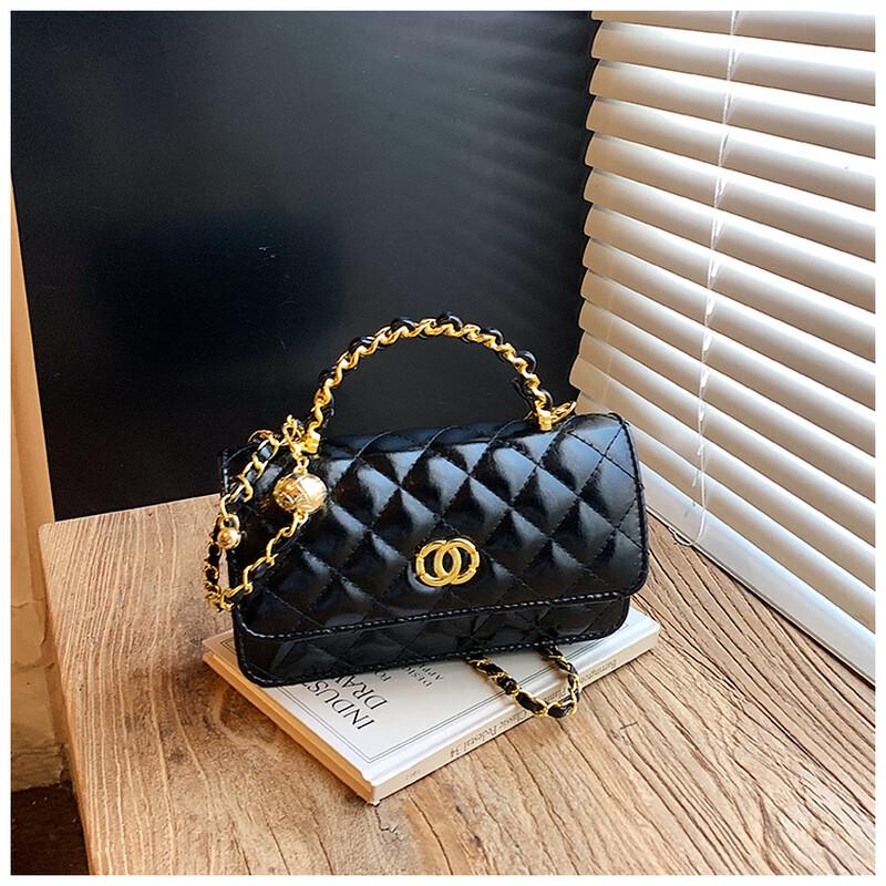 OGAR Women s Light Luxury Quilted Chain Crossbody Bag Medium