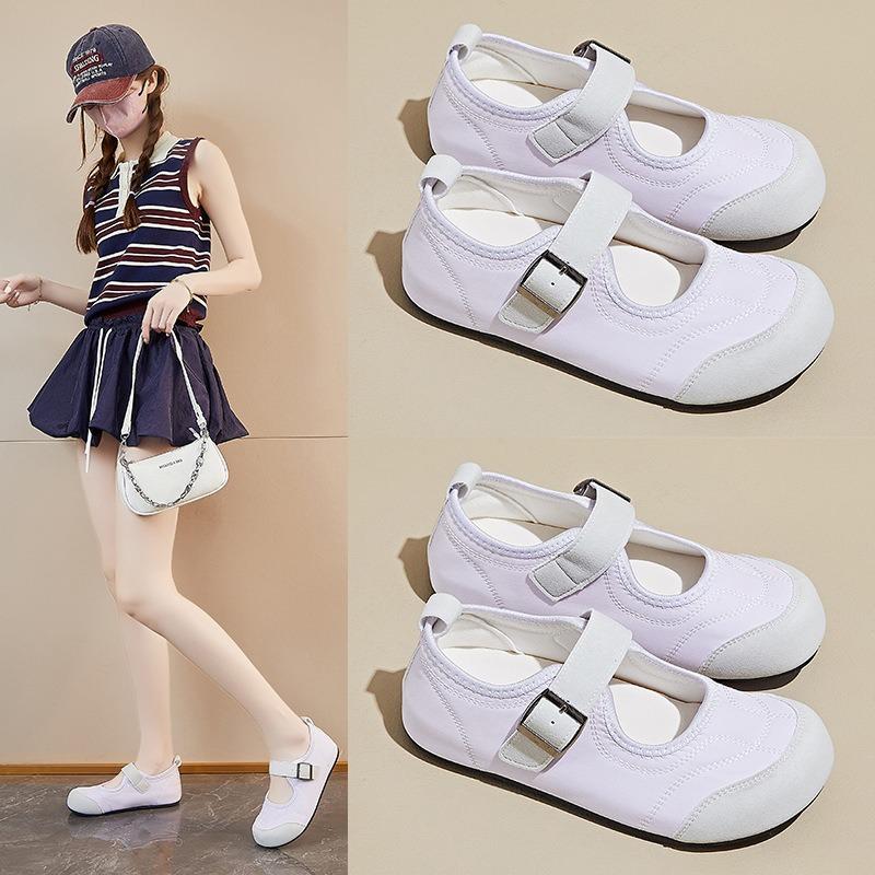 New Breathable Shoes Velcro Flat Loafers Casual Shoes