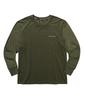 Negeotibeuseupeulliskeulleob Air Vent Solid Finger Watch Hole Long Sleeve (Khaki)