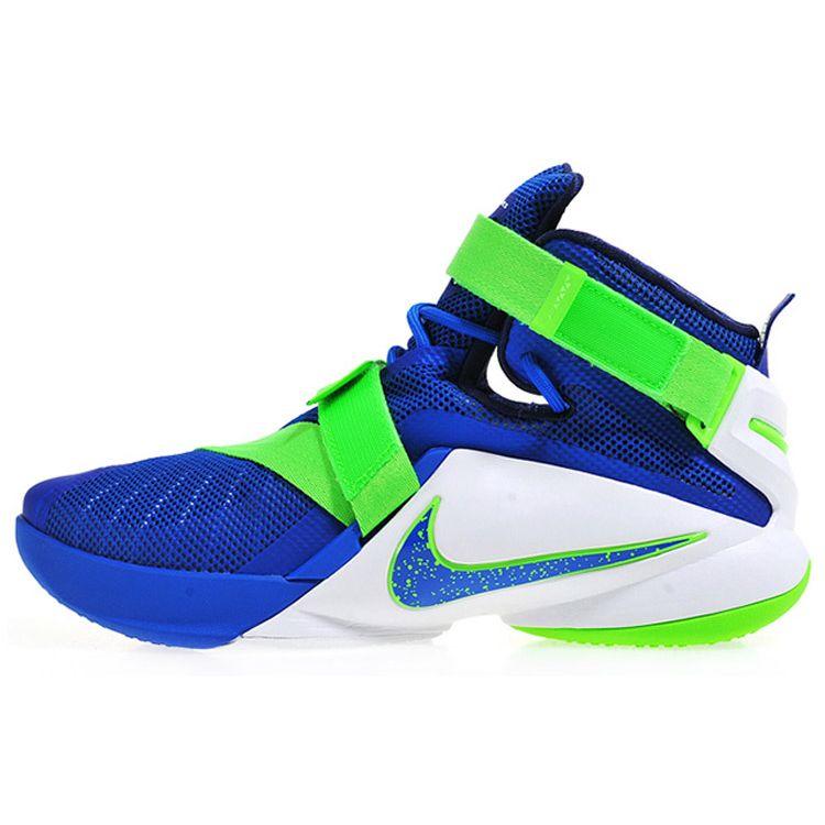 

Мужские кроссовки Nike LeBron Soldier 9 EP Sprite синие Game-Royal White 749420-441