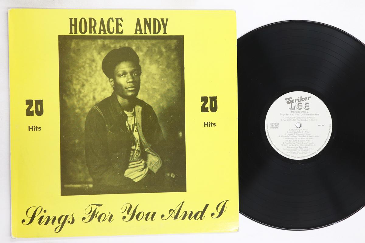 

LP Record HORACE ANDY - Sings For You And I (20 Hits) TSL107 STRIKER LEE 1985 UK Reggae, Ska & Dub Used