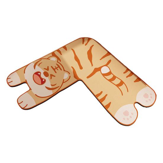 Diatom Mud Floor Mat Cartoon Animal Shape L-Shaped Design Water Absorbent