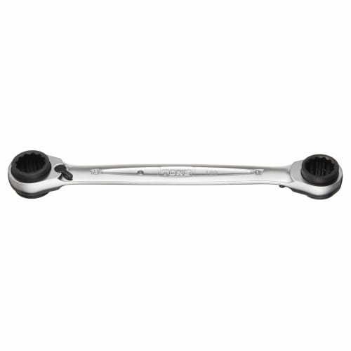 TONE 4WAY Ratchet Box Wrench HPRMW-1619 Width across flats 16 x 17 x 18 x 19 mm