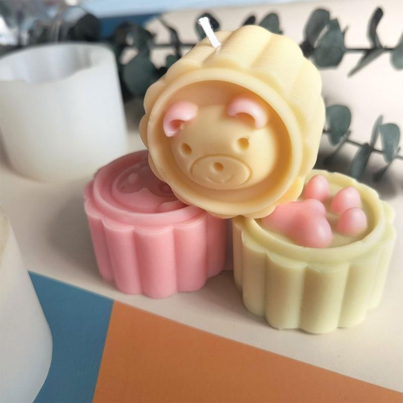 Cartoon Silicone Mooncake Moulds Dessert Mould Kitchen Molds Mold