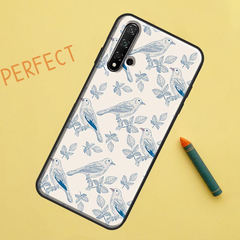 

Птицы Стая Для Huawei Nova Y91 Y70 Y72 Y73 Y60 Y90 Y61 8i 7i 11i 12i 12s 9 10 SE P20 P30 P40 Lite Чехол Huawei P30 Pro