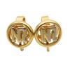 Used Earring Metal 3.2g Gold Logo