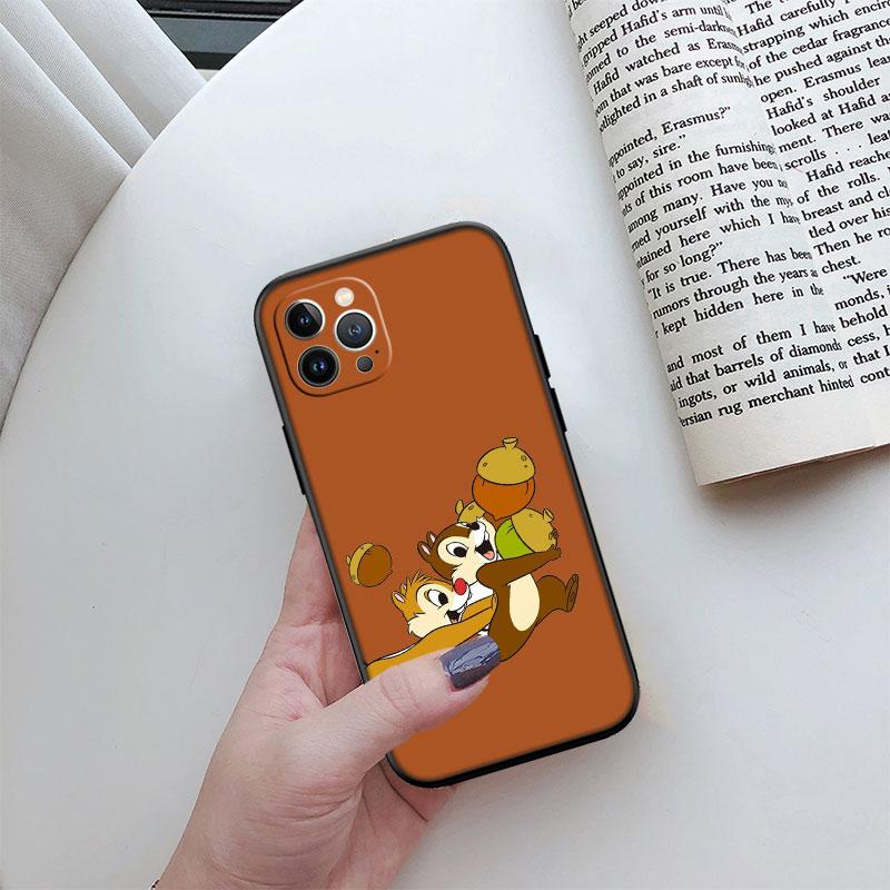 Nouvel étui de téléphone haut de gamme Chip 'n' Dale pour iPhone 16 15 14 13 Pro Max Plus Mini