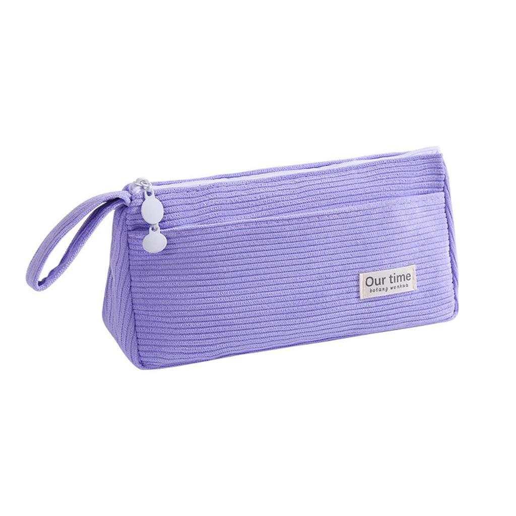 Manchester Pennskrin Dubbellagerat Pennskrin 2 Fack Pennpåsar Stor Kapacitet Pennväska Rese Sminkväska