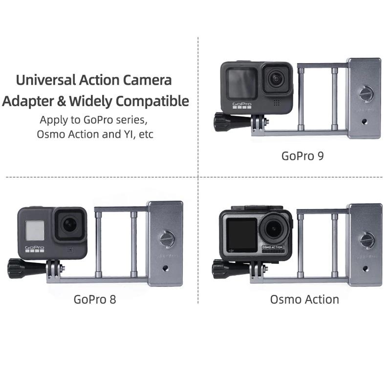 Handheld Gimbal Adapter Switch Mount Plate for DJI Mobile 6/OM 5 for Insta360 Flow Camera Adapter for DJI Action 3 for Gopro 11