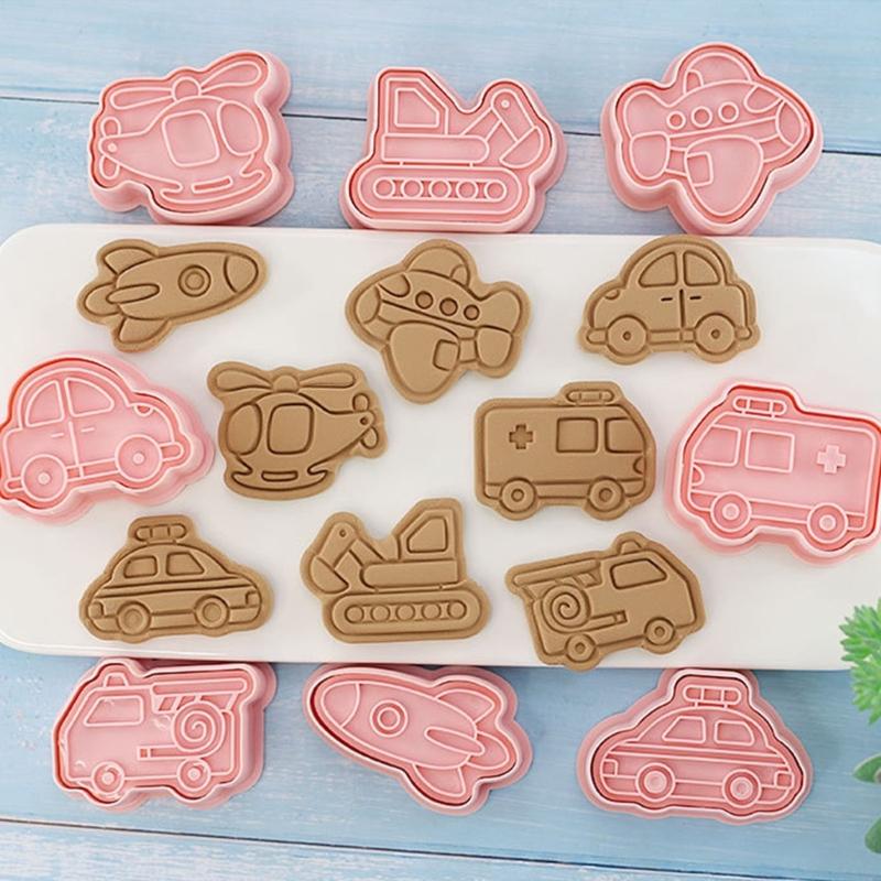 24Pcs Cookie Cutters Biscuit Molds Plastic Cookie Stamps Cookie Decorating Tool China Mainland