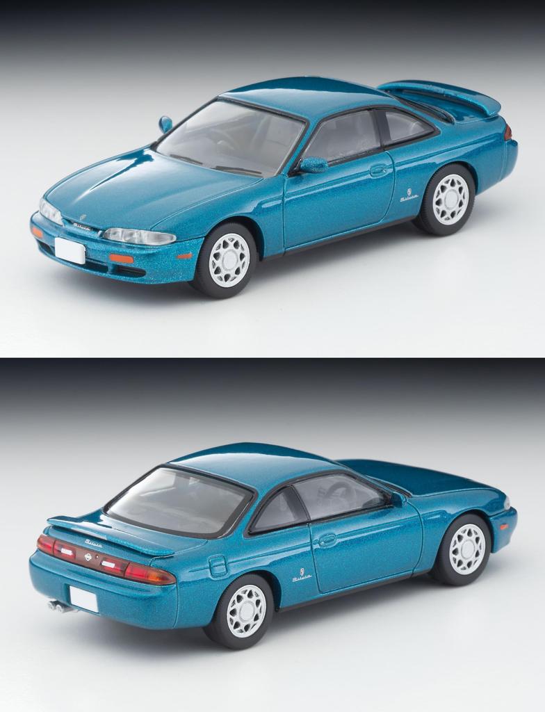 Tomytec Tomica Limited Vintage Neo 1/64 Scale LV-N313b Nissan Silvia Q's Type S Blue-Green 1994 Model (Finished Product)