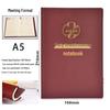 Leather Cover Meeting Minutes Book - B5/A5 for Party Members & Class Notes