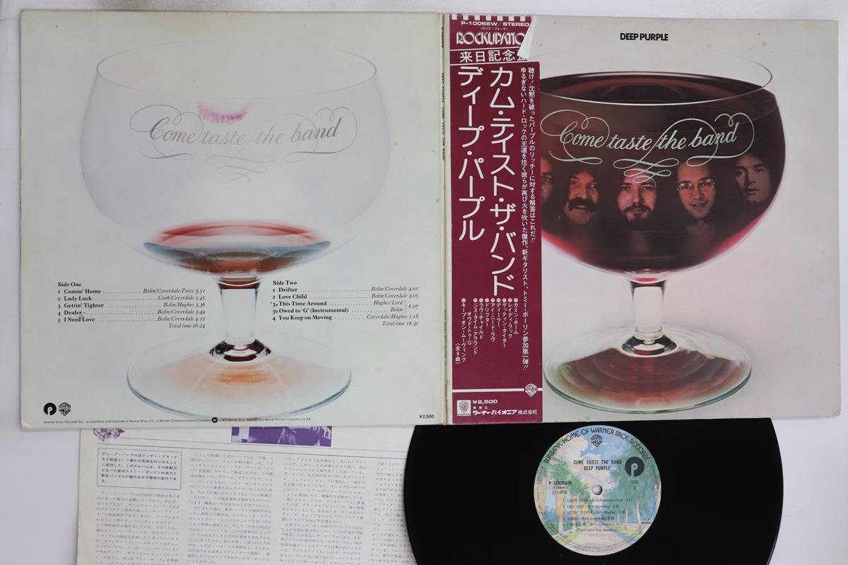 

LP Пластинка DEEP PURPLE - Come Taste The Band P10066W WARNER BROS 1975 Япония Оби Рок Б/У