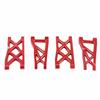 Front and Rear Suspension Arm Aluminum Alloy RC Swing Arms for ARRMA Senton 1/10 RC CarRed