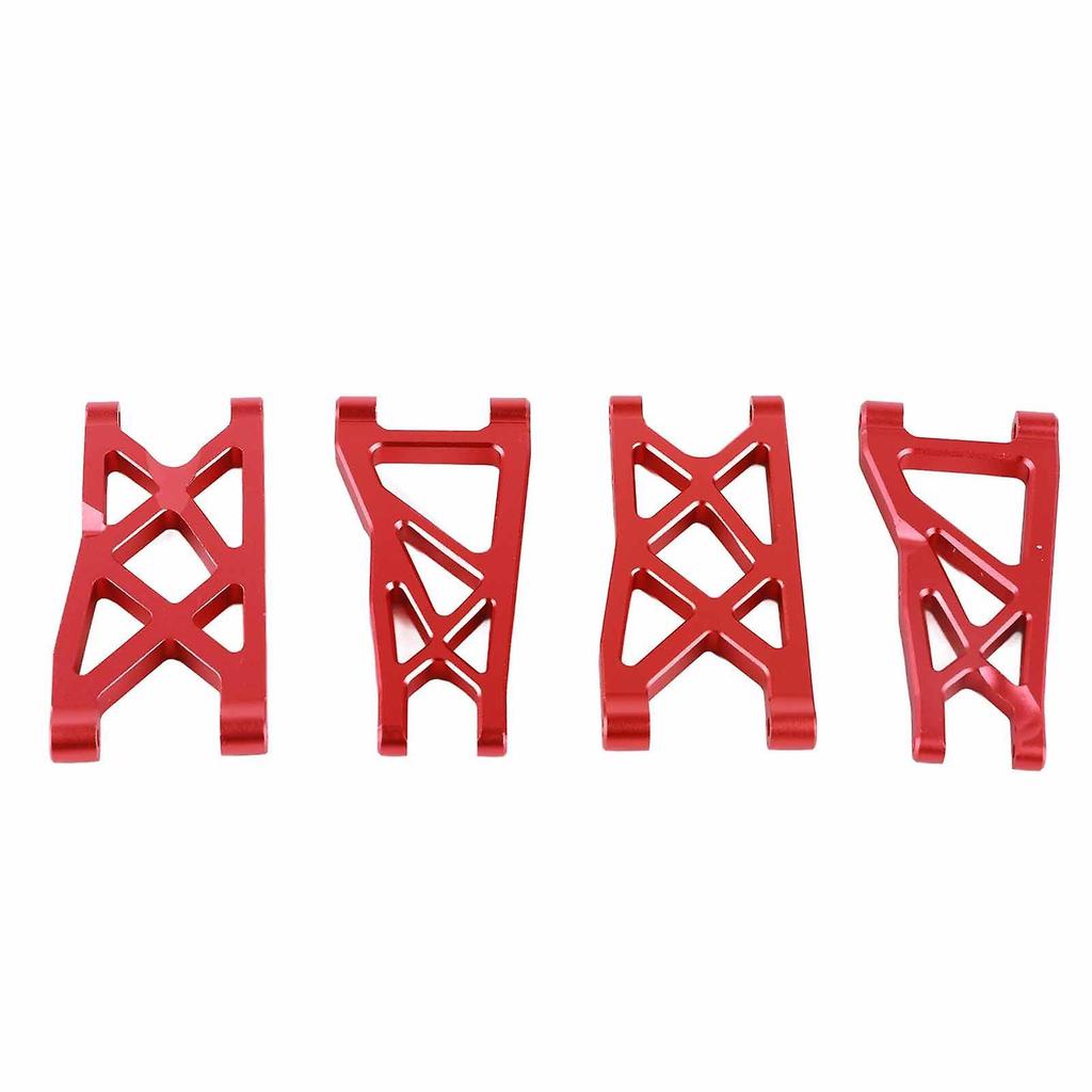 Front and Rear Suspension Arm Aluminum Alloy RC Swing Arms for ARRMA Senton 1/10 RC CarRed