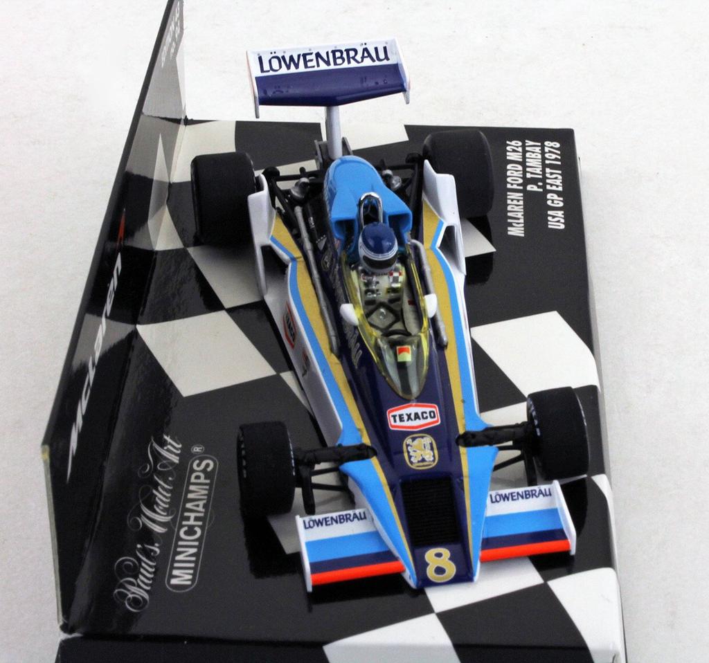 Minichamps DP Ford M26 US Lowenbrau Tann Finished Product 1/43 M. (1978 GP)