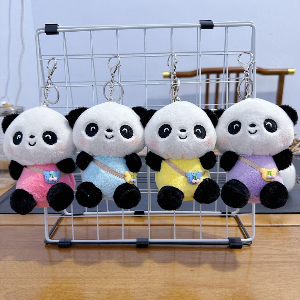 Mini Plush Toy Claw Machine Keychain Charms